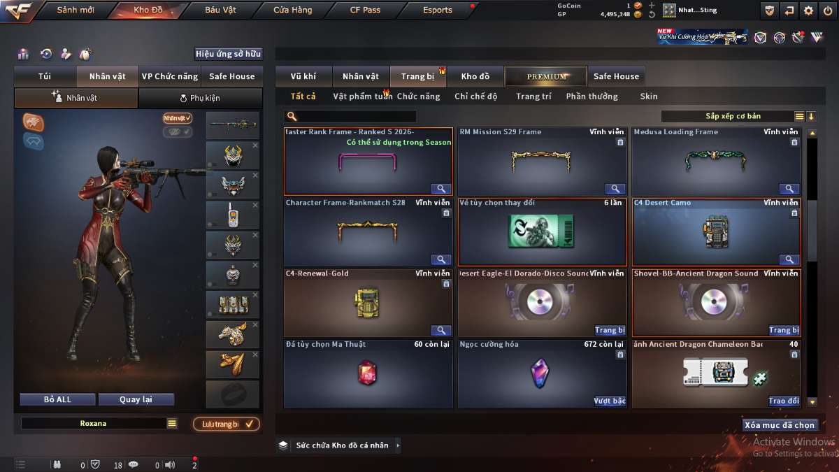 shop acc cf uy tin gia re